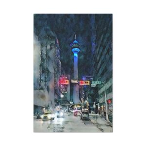 Tower in Blue, Calgary Tower Calgary Alberta Canada