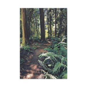 Follow the Ferns, Vancouver Island, BC. Canada-Vertical